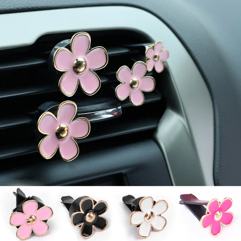 Diffuser Necklace Locket - Little Daisy Car Air Vent Perfume