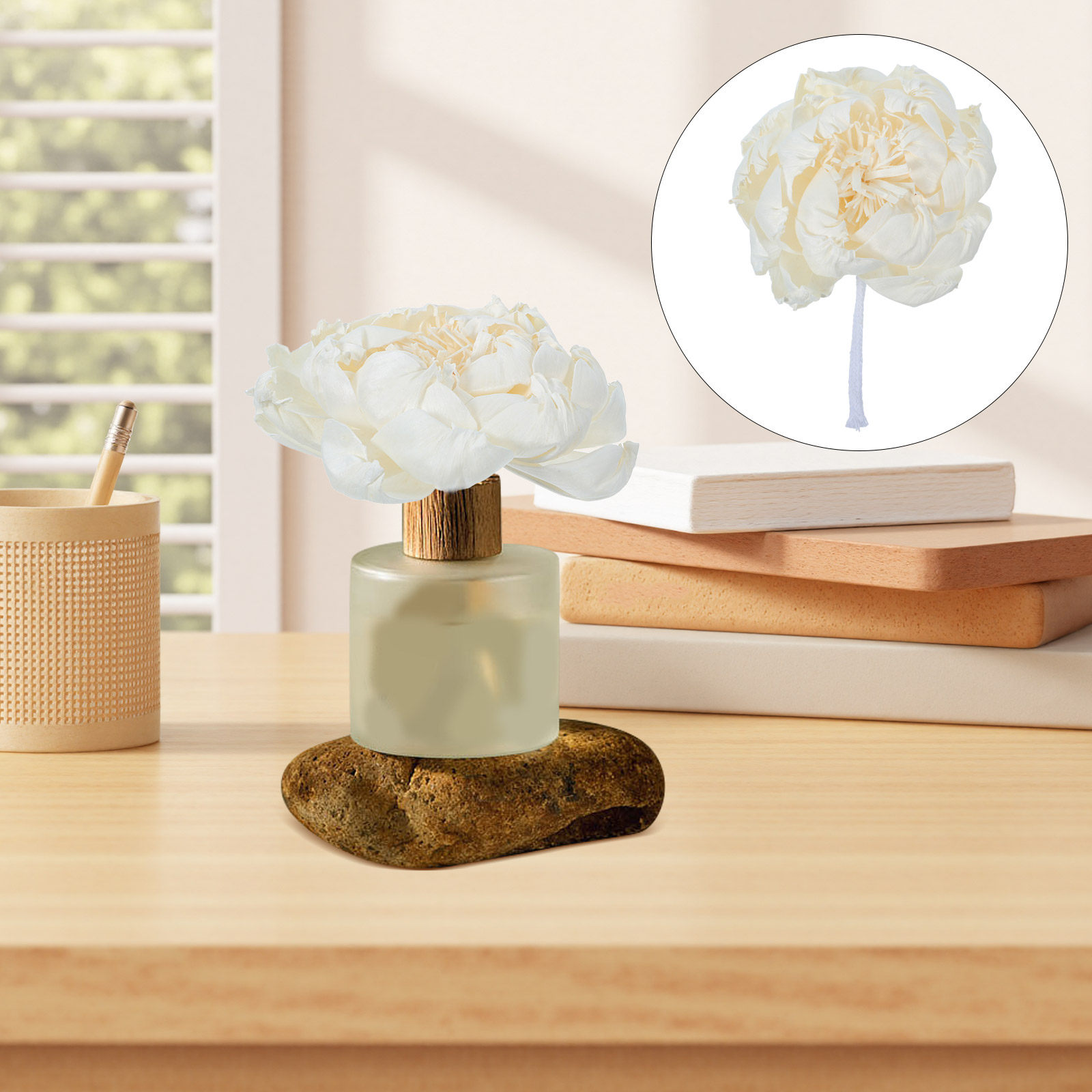 Peony Head Fragrance Diffuser  - Home Fragrance Essential Oils ulasan dan harga