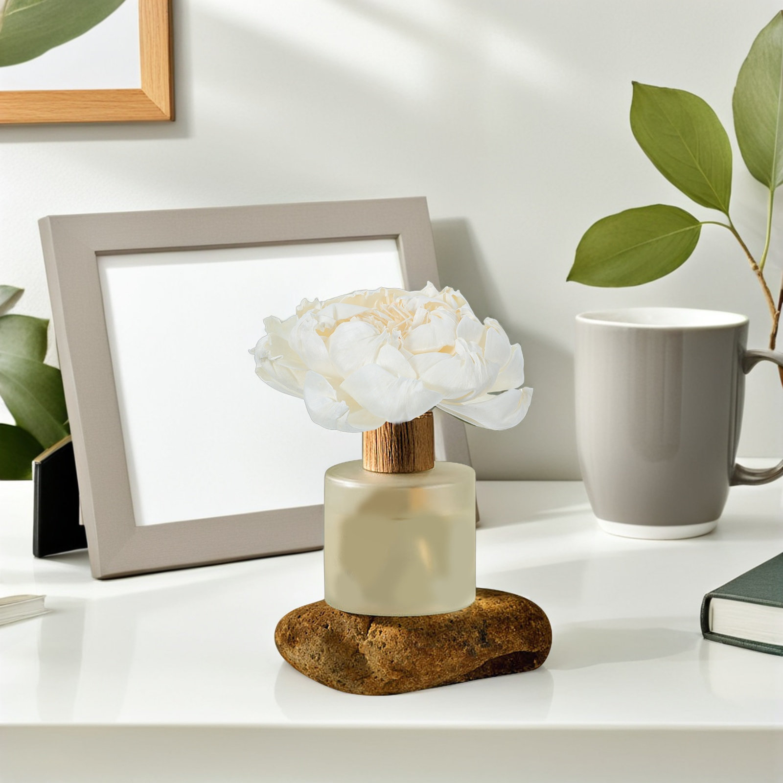 Peony Head Fragrance Diffuser  - Home Fragrance Essential Oils ulasan dan harga