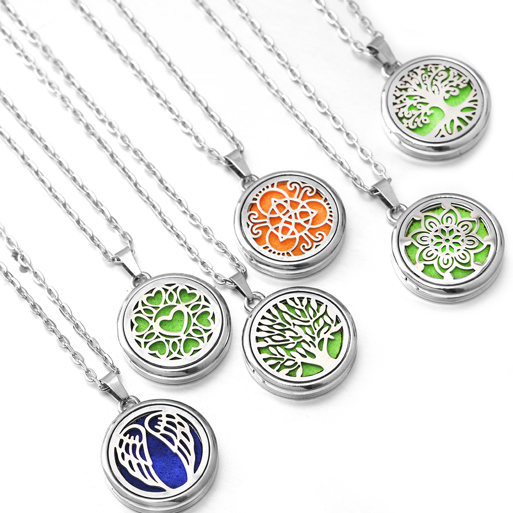Fashion Angel Wings Butterfly  - Diffuser Necklace Locket ulasan dan harga