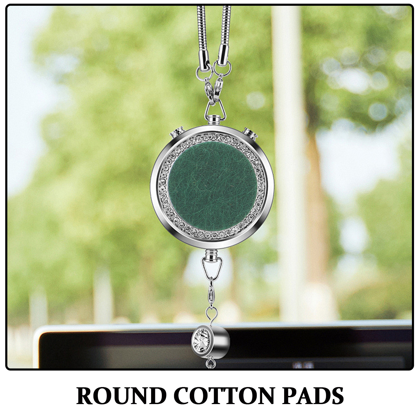 400Pcs Round Aromatherapy Pads - Diffuser Necklace Locket ulasan dan harga
