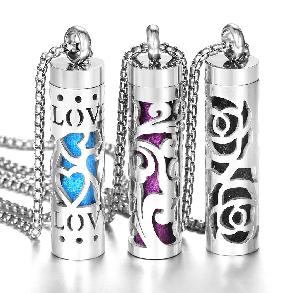 New Aromatherapy Diffuser Neck - Diffuser Necklace Locket ulasan dan harga