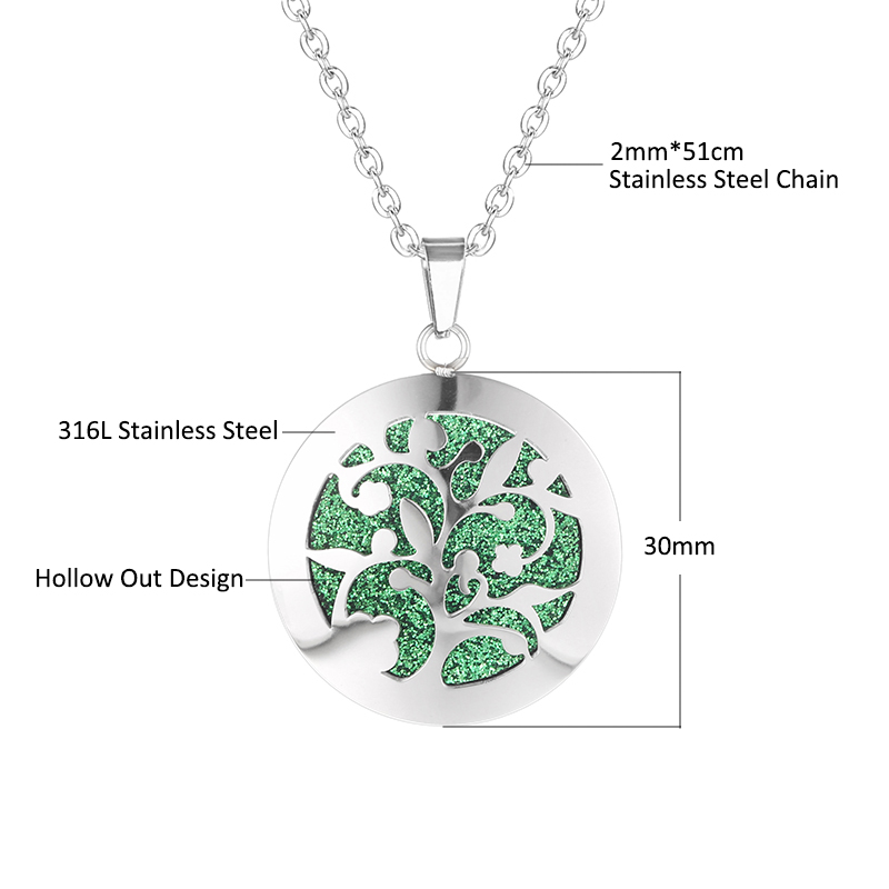 New Simple Aromatherapy Essent - Diffuser Necklace Locket ulasan dan harga