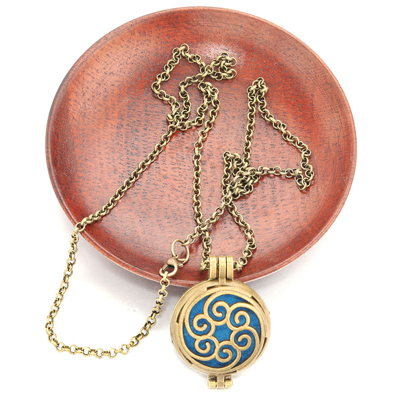 Aromatherapy Necklace Tree of  - Diffuser Necklace Locket ulasan dan harga