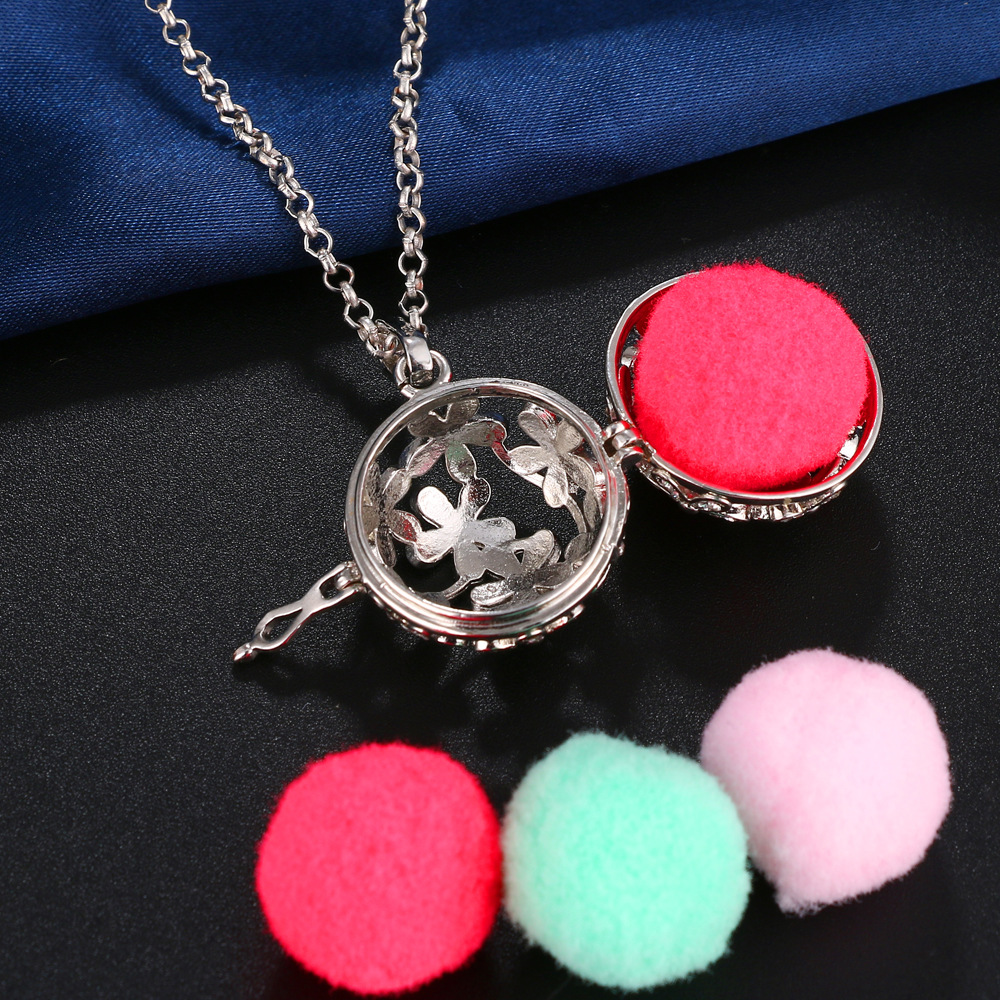 Mexico Chime Angel Wings Calle - Diffuser Necklace Locket ulasan dan harga