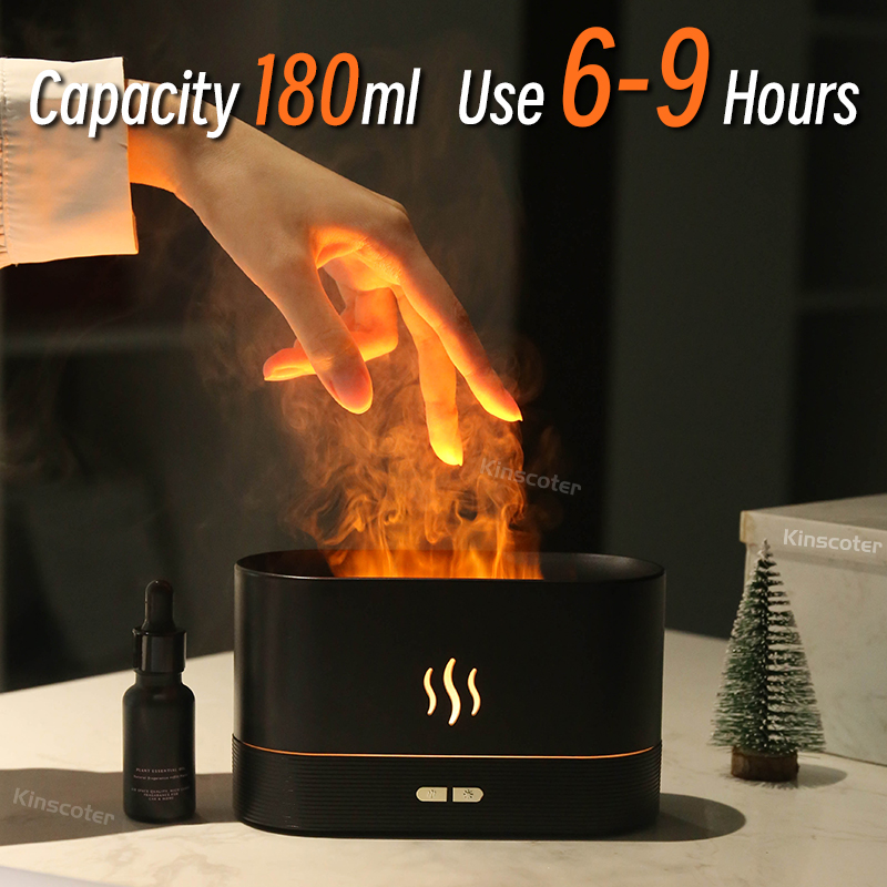 USB Desktop Flame Aroma Diffus - Home Fragrance Accessories ulasan dan harga